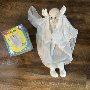 Gemmy Hanging Shaking Casper Ghost Halloween Decoration 1998 - with original box